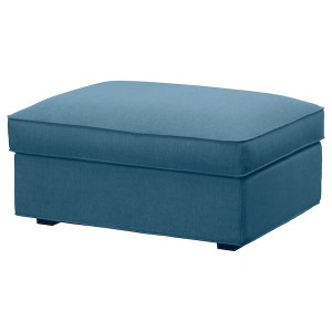 IKEA KIVIK cover for ottoman with storage Tallmyra Blue, Ikea Outlet | 3917TKWJA