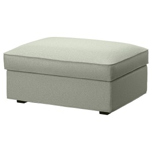 IKEA KIVIK cover for ottoman with storage Gunnared Light Green, Ikea Outlet | 7561ZSJFM