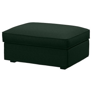 IKEA KIVIK cover for ottoman with storage Tallmyra Dark Green, Ikea Outlet | 4037BKJEQ