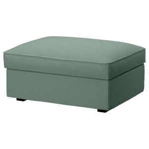 IKEA KIVIK cover for ottoman with storage Tallmyra Light Green, Ikea Outlet | 4857NXOCM