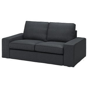 IKEA KIVIK loveseat cover Tresund Anthracite, Ikea Outlet | 1503KQFNR