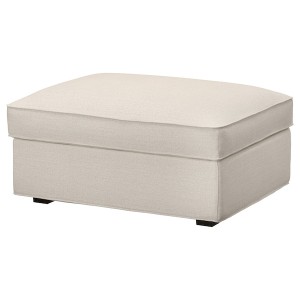 IKEA KIVIK ottoman with storage Gunnared Beige, Ikea Outlet | 1265EAZJD