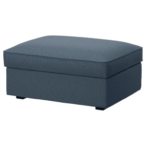 IKEA KIVIK ottoman with storage Gunnared Blue, Ikea Outlet | 5074OYSJE