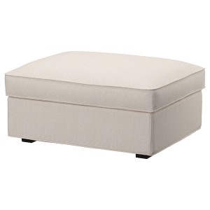 IKEA KIVIK ottoman with storage Tresund Light Beige, Ikea Outlet | 2654VNUEZ