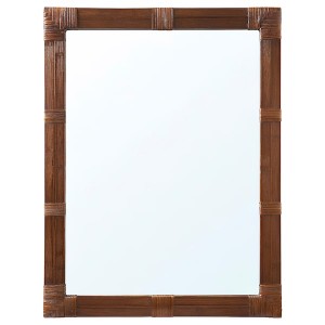 IKEA KLIBBAL mirror, brown, 18 1/2x24 3/8 in, Ikea Outlet | 0495PGVXI