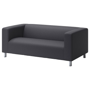 IKEA KLIPPAN loveseat Vissle Gray, Ikea Outlet | 8297YNPXI