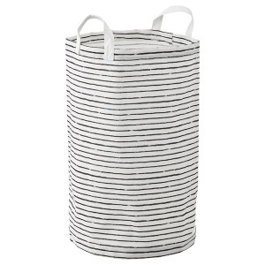 IKEA KLUNKA laundry bag, white/black, 16 gallon, Ikea Outlet | 5409GAFPZ