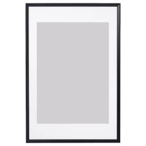 IKEA KNOPPÄNG Frame, 24x35 ¾ in Black, Ikea Outlet | 9361ZHPMU