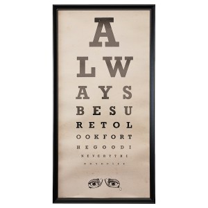 IKEA KNOPPÄNG frame with poster, Always be sure, 13 ¾x27 ½ in, Ikea Outlet | 5897MPCTL