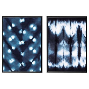IKEA KNOPPÄNG frame with poster, dark patterns, 19 ¾x27 ½ in, 2 pack, Ikea Outlet | 5964HADSY