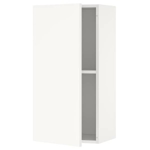 IKEA KNOXHULT wall cabinet with door, white, 15x12x30 in, Ikea Outlet | 8903ZIOTE