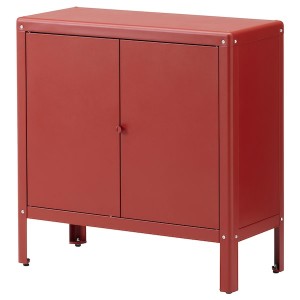 IKEA KOLBJÖRN Cabinet, indoor/outdoor, 31 1/2x31 7/8 in Brown / Red, Ikea Outlet | 7583ECVSX