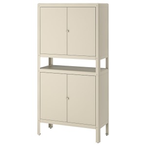 IKEA KOLBJÖRN cabinet, indoor/outdoor, beige, 31 1/2x63 3/8 in, Ikea Outlet | 0248AQJCO
