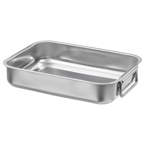 IKEA KONCIS roasting pan, stainless steel, 10 ¼x7 ¾ in, Ikea Outlet | 8076SXBKC