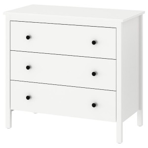 IKEA KOPPANG 3-drawer chest, 35 3/8x32 5/8 in White, Ikea Outlet | 5679UNRDX
