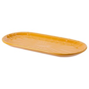 IKEA KOPPARBJÖRK decoration dish, bright yellow, 6 ¼x13 in, Ikea Outlet | 0842WIHFE