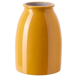 IKEA KOPPARBJÖRK vase, bright yellow, 8 ¼ in, Ikea Outlet | 3241CBPFW