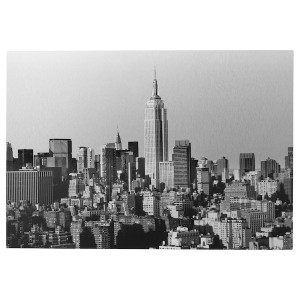 IKEA KOPPARFALL picture, city skyline, 27 ½x19 ¼ in, Ikea Outlet | 2483PTAOV