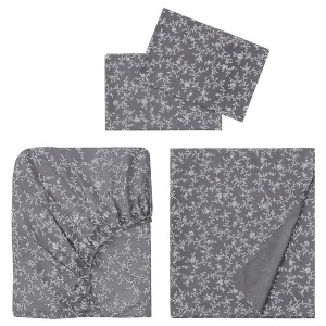 IKEA KOPPARRANKA sheet set, floral patterned, Full, Ikea Outlet | 1423RPALZ