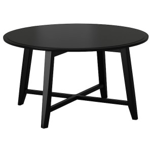 IKEA KRAGSTA coffee table, 35 3/8 in Black, Ikea Outlet | 4306SUCFX