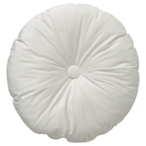 IKEA KRANSBORRE cushion, 16 in White, Ikea Outlet | 2169YJSRW
