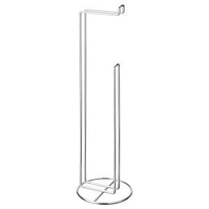 IKEA KROKFJORDEN toilet roll stand Zinc Plated, Ikea Outlet | 7409VRMDP