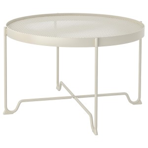 IKEA KROKHOLMEN coffee table, outdoor, beige, 28 3/4 in, Ikea Outlet | 9076DCPNJ