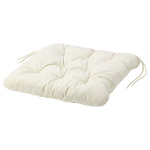 IKEA KUDDARNA chair pad, outdoor, beige, 17 3/8x17 3/8 in, Ikea Outlet | 7862TKLVH