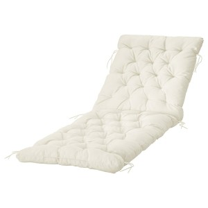 IKEA KUDDARNA chaise pad, 74 3/4x23 5/8 in Beige, Ikea Outlet | 1325MNWFO