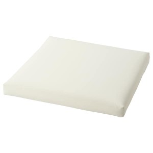 IKEA KUDDARNA seat pad, outdoor, beige, 24 3/8x24 3/8 in, Ikea Outlet | 5139OBTZL