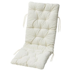 IKEA KUDDARNA seat/back pad, outdoor, 45 5/8x17 3/4 in Beige, Ikea Outlet | 0817IKZQU