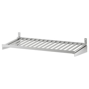 IKEA KUNGSFORS Shelf Stainless Steel, Ikea Outlet | 9165JAHPS