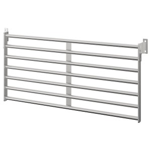 IKEA KUNGSFORS wall rack, stainless steel, Ikea Outlet | 4189REQAO