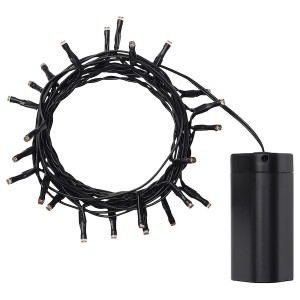 IKEA KUSTFYR LED string light with 24 lights Battery Operated Orange, Ikea Outlet | 1609CJKTA