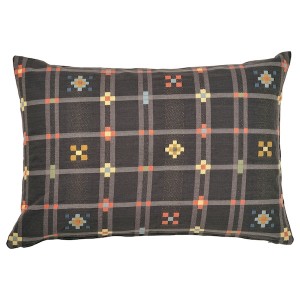 IKEA KUSTGRAN cushion cover, 16x23 in Anthracite, Ikea Outlet | 1374GRLWO