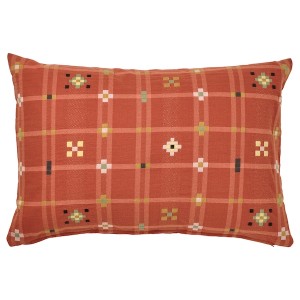 IKEA KUSTGRAN cushion cover, 16x23 in Red, Ikea Outlet | 0621CAZIB