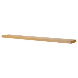 IKEA LACK Wall shelf, 74 3/4x10 1/4 in Oak Effect, Ikea Outlet | 3056JQDPH