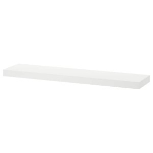 IKEA LACK wall shelf, 43 1/4x10 1/4 in White, Ikea Outlet | 4130ZKWGQ
