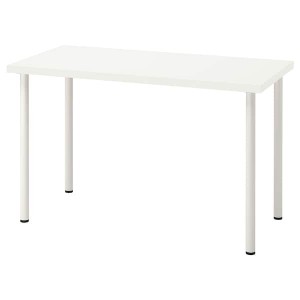 IKEA LAGKAPTEN / ADILS desk, 47 1/4x23 5/8 in White, Ikea Outlet | 0143ZDMLF