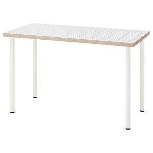 IKEA LAGKAPTEN / ADILS desk, 47 1/4x23 5/8 in White Anthracite / White, Ikea Outlet | 4820IRYMA