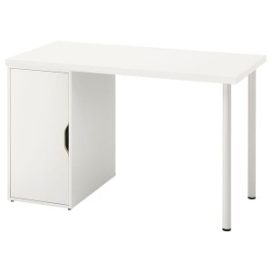 IKEA LAGKAPTEN / ALEX desk, 47 1/4x23 5/8 in White, Ikea Outlet | 7198PXVQY