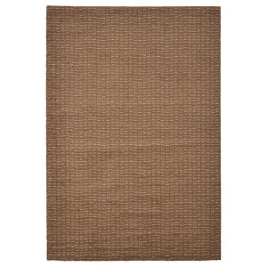IKEA LANGSTED rug, low pile, light brown, 4'4 inx6'5 in Brown, Ikea Outlet | 4567BYAQS