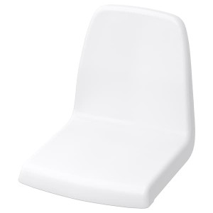 IKEA LANGUR Seat shell for junior chair, white, Ikea Outlet | 7248NLSYX