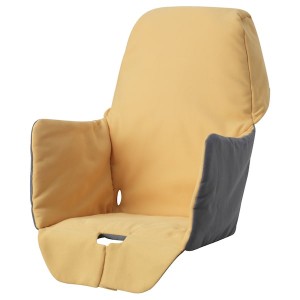 IKEA LANGUR padded seat cover for high chair, yellow, Ikea Outlet | 9732NZEIF