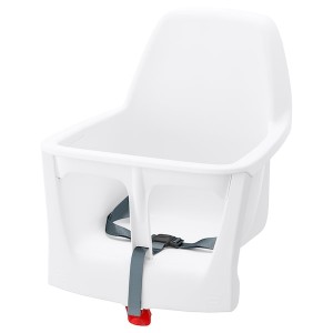 IKEA LANGUR seat shell for highchair, white, Ikea Outlet | 2618QBINP