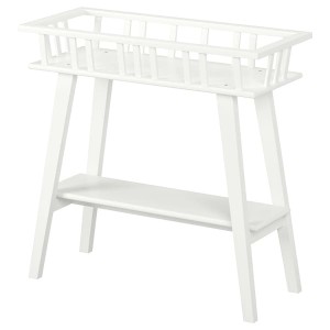 IKEA LANTLIV plant stand, white, 26 ¾ in, Ikea Outlet | 9523XIWDV