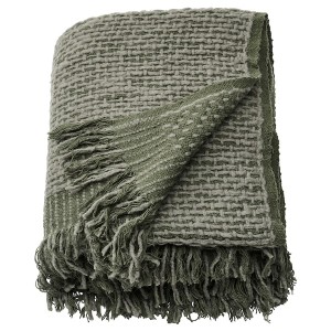 IKEA LAPPTÅG throw, 51x67 in Green, Ikea Outlet | 2690HSAZL