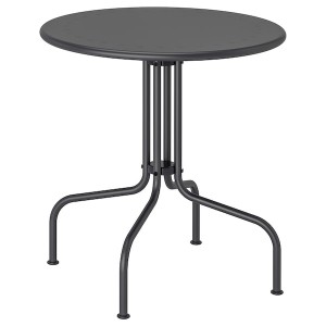 IKEA LÄCKÖ Table, outdoor, gray, 27 1/2 in, Ikea Outlet | 6317UFJWN