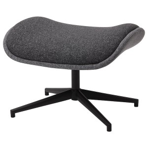 IKEA ÄLEBY ottoman, Gunnared medium gray/dark gray, Ikea Outlet | 3164MNSIO