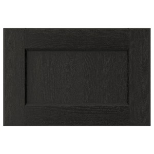 IKEA LERHYTTAN drawer front, 15x10 in Black Stained, Ikea Outlet | 3719SBFEZ